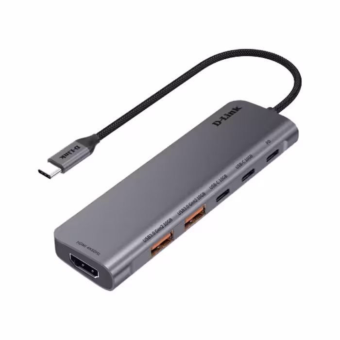 هاب 6 پورت USB-C دی‌لینک مدل DUB-C106