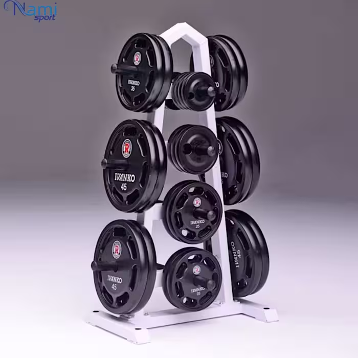 رک صفحه هالتر باشگاهی kClub barbell plate rac NS6009
