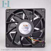 فن 14x14x3.8 سانتی‌متر DC 12 ولت 6 سیمه بلبرینگی KZ
