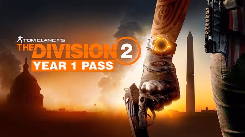 سی دی کی The Division 2 Year 1 Pass (یر پس 1 بازی)