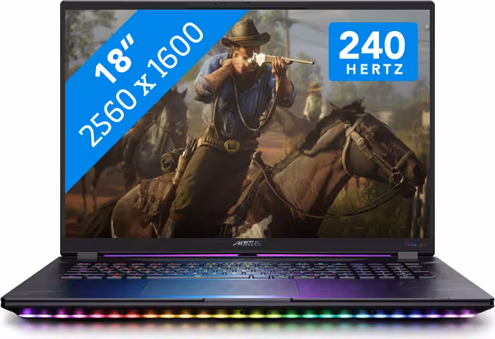 لپ تاپ 18 اینچی گیمینگ گیگابایت مدل AORUS MASTER 18 Ultra 9 275HX 64G 2TB SSD 24G RTX 5090