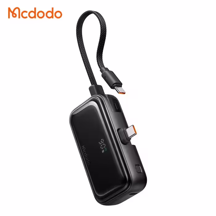 پاوربانک 22.5 وات 5000 هزار با کابل و پورت تایپ سی مک دودو مدل MCDODO MC-7760