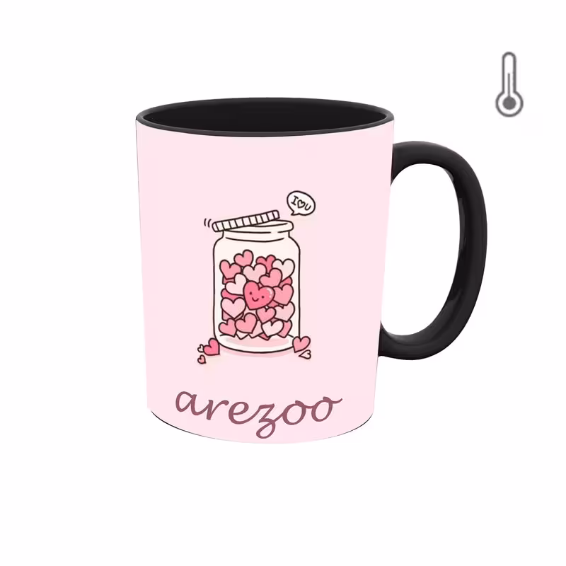 خرید ماگ-لیوان حرارتی  اسم آرزو  قلب