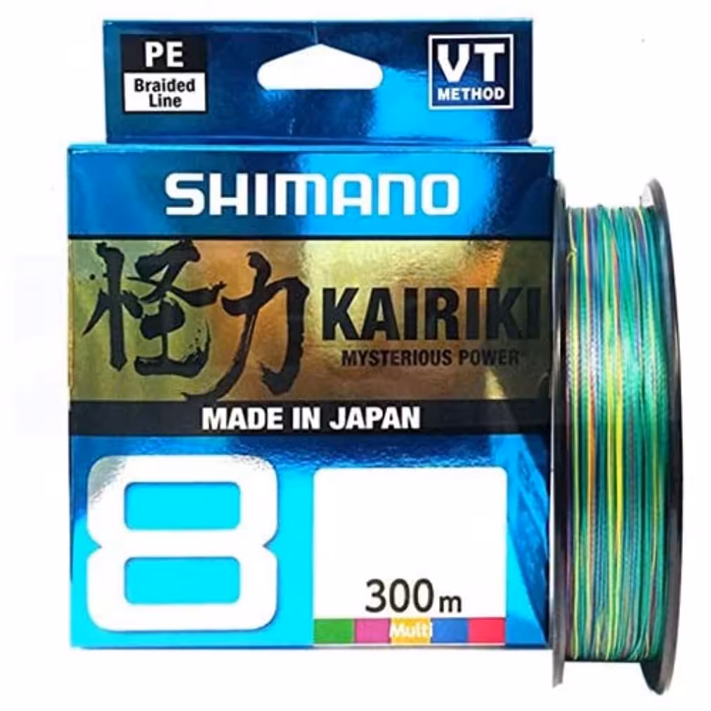 نخ ماهیگیری براید شیمانو مولتی کالر SHIMANO KAIRIKI 8