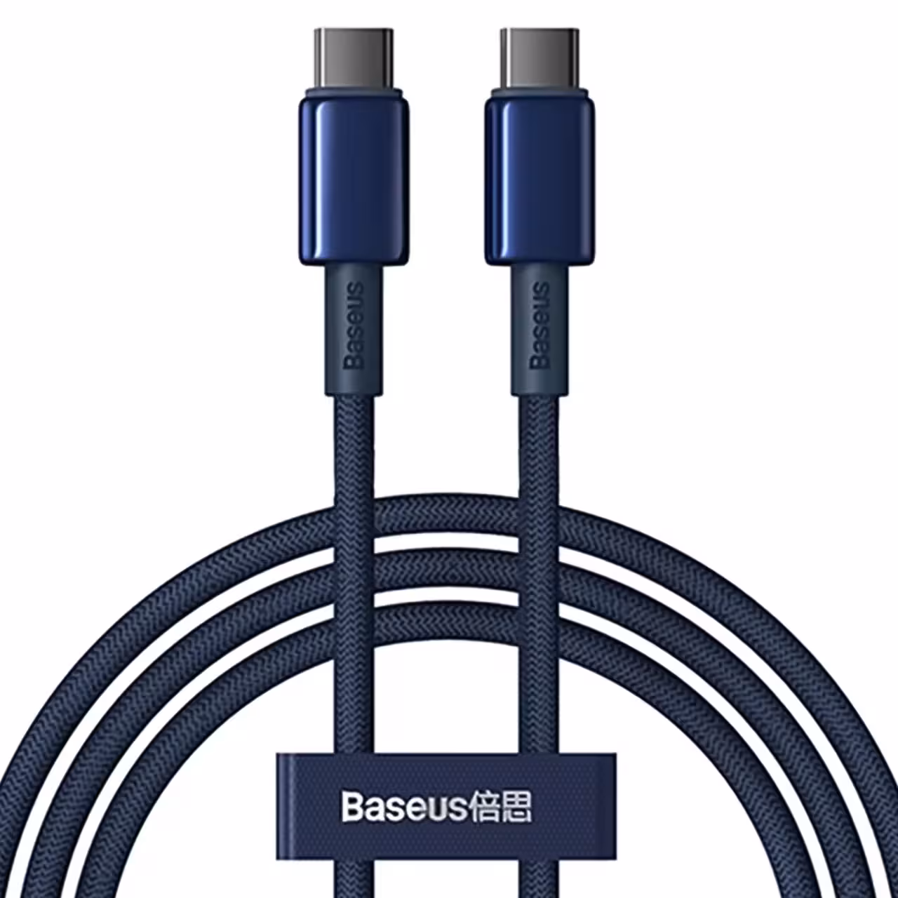 کابل تبدیل تایپ سی به تایپ سی بیسوس مدل Tungsten Gold با توان 100 وات و طول 2 متر