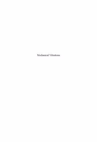 خرید و دانلود نسخه کامل کتاب Mechanical Vibrations: Active and Passive Control