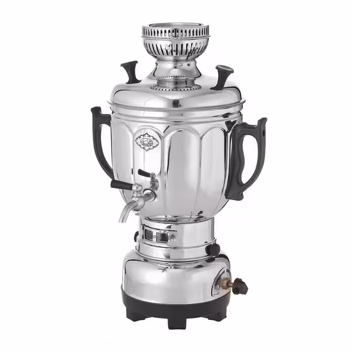 سماور گازسوز عالی نسب مدل پگاه (ظرفیت 4 لیتر)