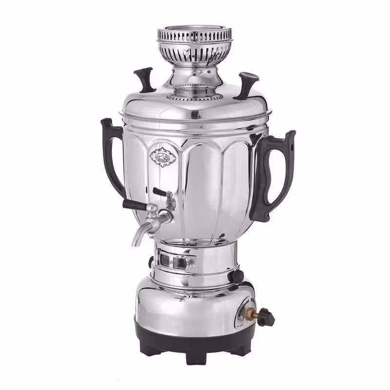 سماور گازسوز عالی نسب مدل پگاه (ظرفیت 4 لیتر)