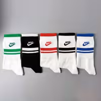 جوراب ساقدار دومینو نوشته دار سری نایکی