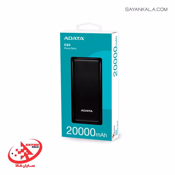 پاوربانک ای دیتا مدل POWER BANK ADATA C20 20000mAH BLACK