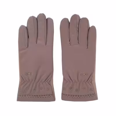 دستکش زنانه طرح پاپیون کد 1470 رنگ ارغوانی