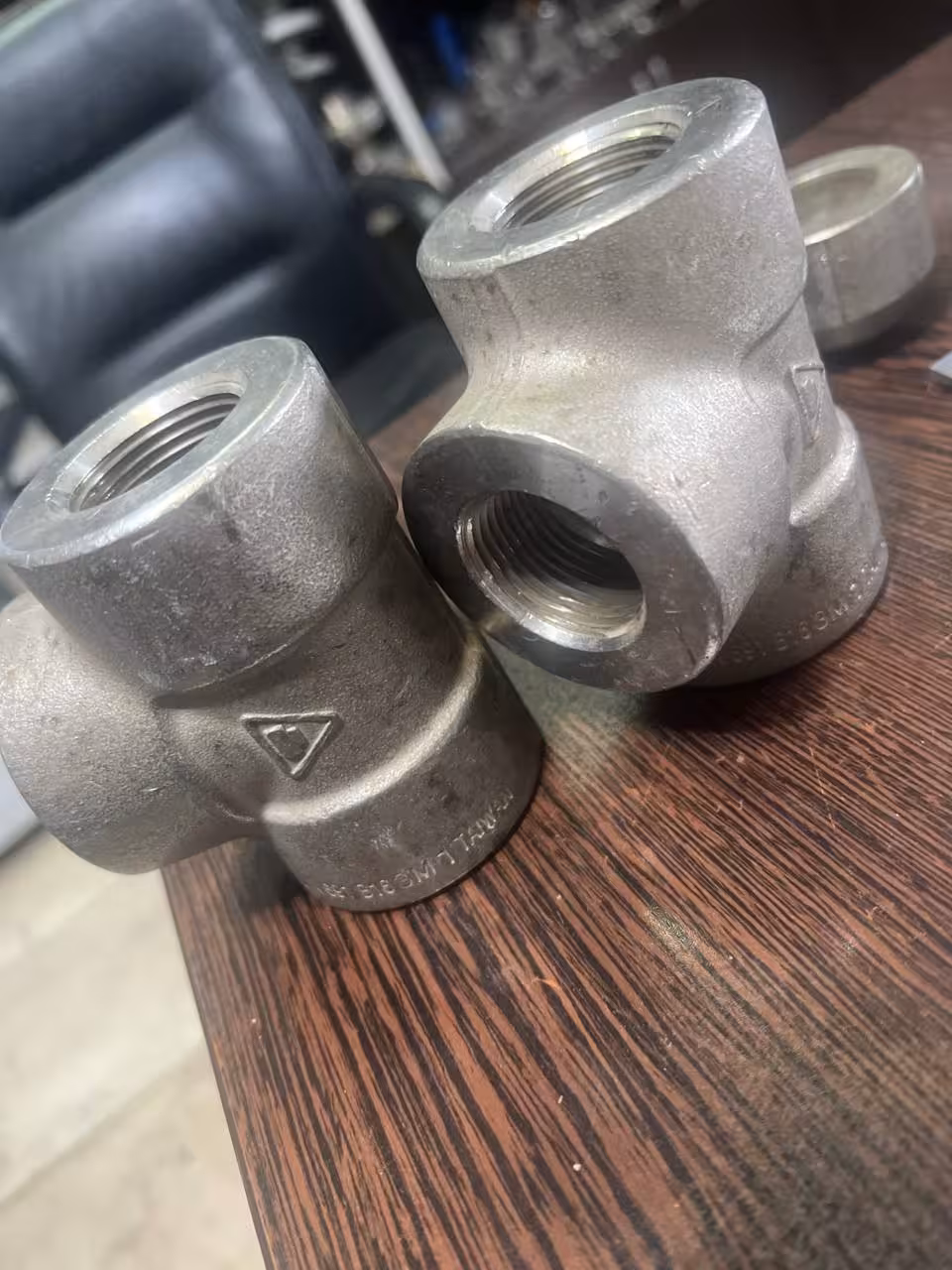 سه راه مساوی    دنده  سایز 1  اینج کلاس 3000 از جنسSA182F304/304L