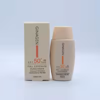 کرم ضد آفتاب رنگی پوست چرب  ژیناژنSPF50(02)
