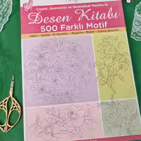 کتاب 500 پترن خام گلدوزی Desen Kitabi
