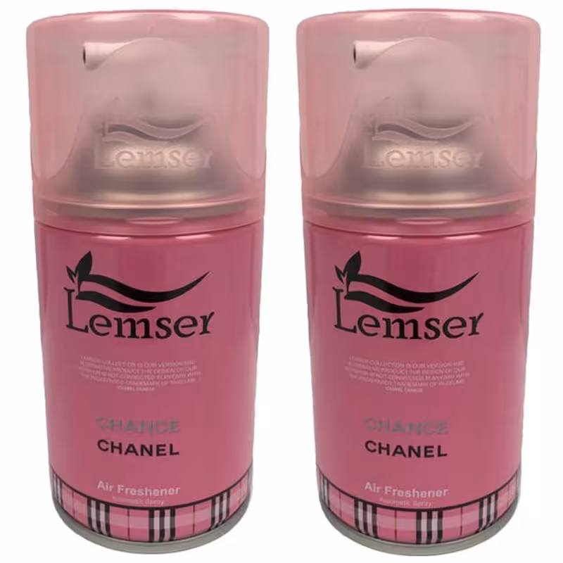 اسپری خوشبوکننده هوا لمسر مدل چنل حجم 250 میلی لیتر مجموعه 2 عددی | کالا مکس