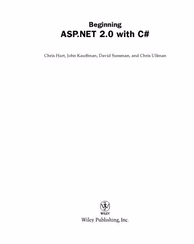 خرید و دانلود نسخه کامل کتاب Beginning ASPNET 20 with C