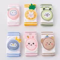 زانوبند کد  130 Baby Kneepad نخی محافظ دار نوزاد طرح حیوانات