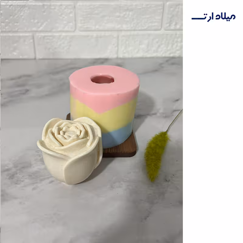 قالب گل محمدی قطر 6 ارتفاع 7 سانت