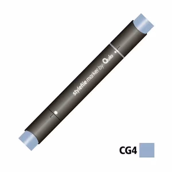 ماژیک راندو دوسر کوییلو کد CG4 مدل Stylefile (رنگ cool grey 4)