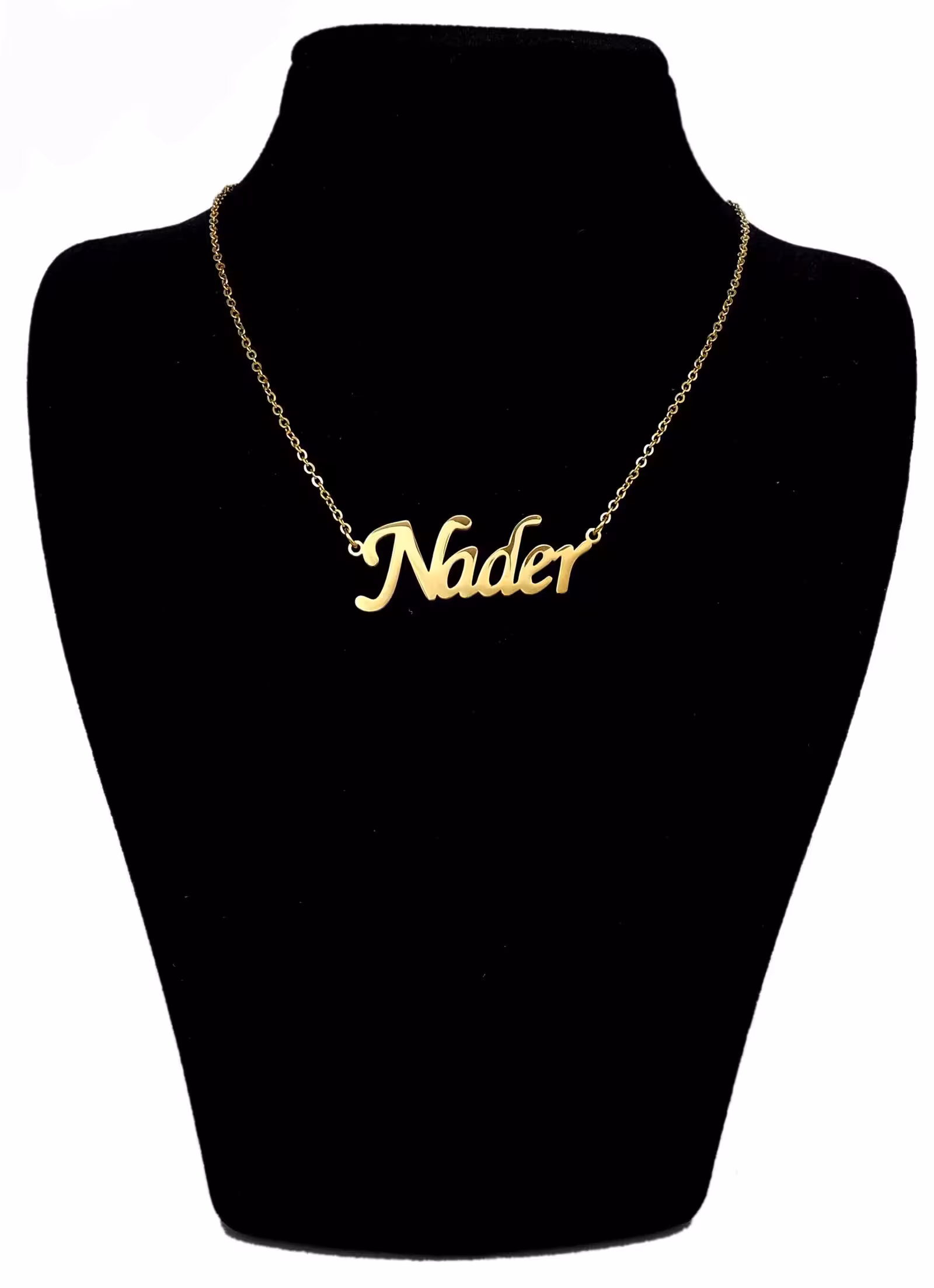 گردنبند استیل مدل اسم نادر