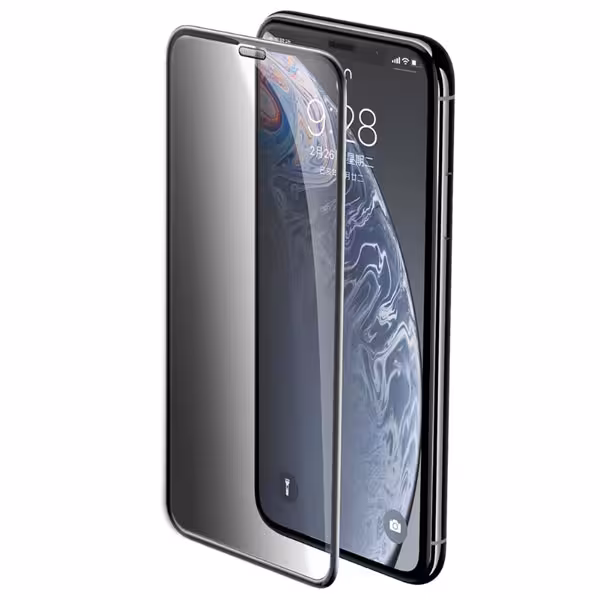 گلس گوشی مدل 0.25mm Full-screen Curved Privacy Composite Film For iP XR/11 6.1inch Black باسئوس - فروشگاه اینترنتی پروتاچ