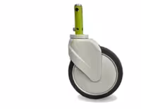 چرخ بیمارستانی ترمز مرکز گردان دو حالته قطر 150 میلی متر