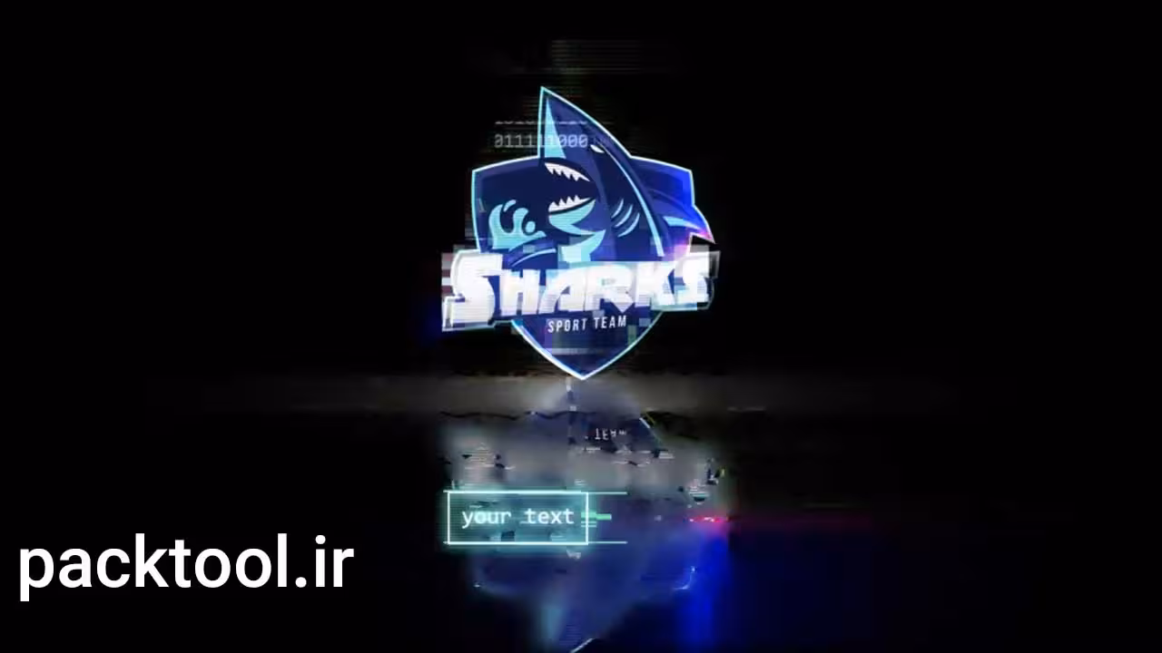 دانلود پروژه آماده لوگوی گلیچ نور دیجیتال در افتر افکت Glitch Light Digital Logo - پک تول