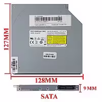 درایو لپ تاپ دی وی دی رایتر فیلیپس لایتون Sata Superslim E1 9mm