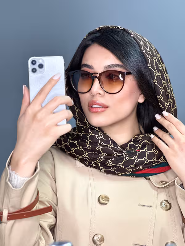 عینک آفتابی شیک دخترانه برند چنل a178