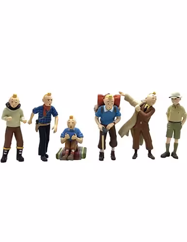 فیگور تن تن Tin Tin ست 6 عددی