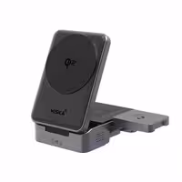 شارژر وایرلس مگنتی 3 کاره هیسکا مدل HR-15