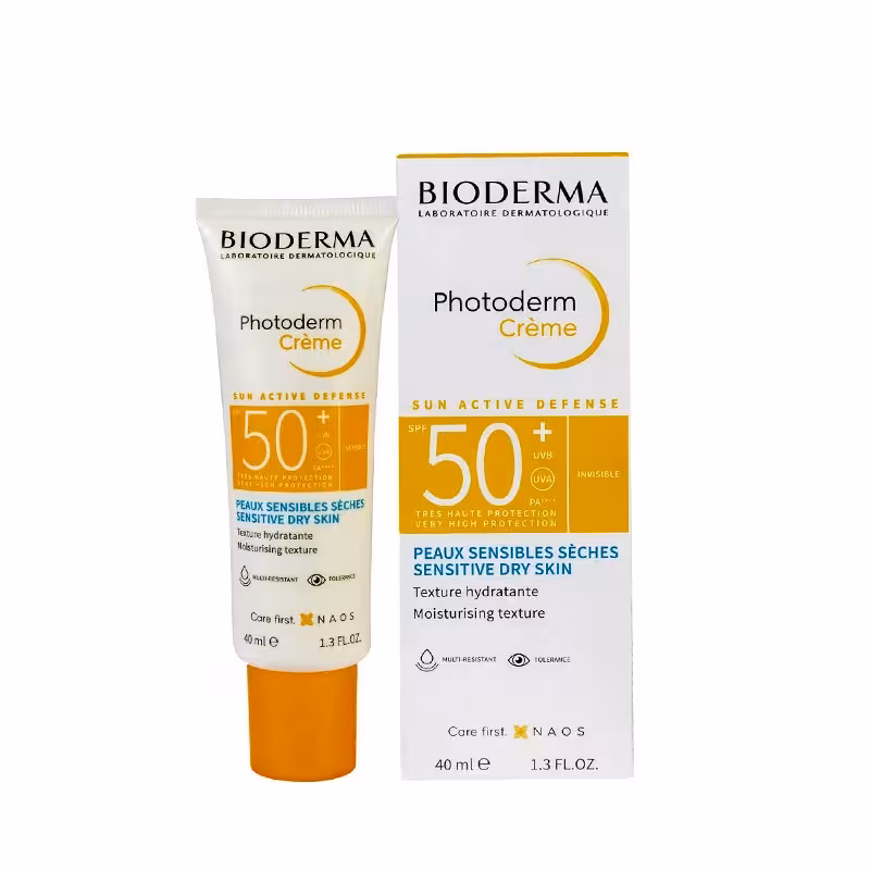 کرم ضدآفتاب مدل Photoderm Cream SPF50 بایودرما 40 میل