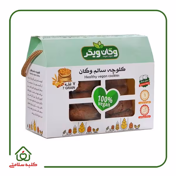 کلوچه سنتی هفت غله 380گرمی وگان ویگر