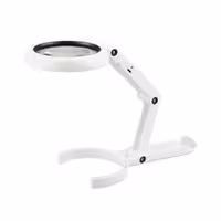 ذره بین رومیزی و دستی 2 حالته چراغ دار FS75RC