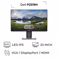 مانیتور استوک 23 اینچ دل P2319H