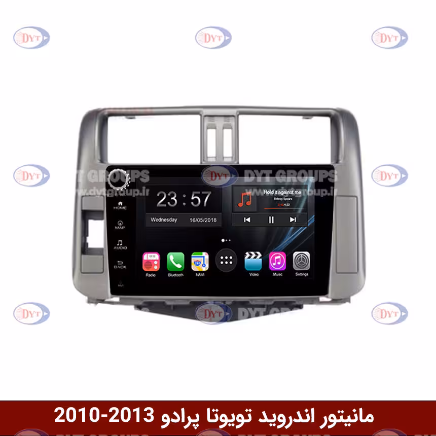 مانیتور اندروید تویوتا پرادو 2010-2013 برند وینکا مدل LY865 سری S170 *ولومدار*