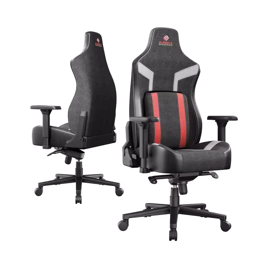 مشخصات،قیمت و خرید صندلی گیمینگ یوریکا سری پایتون مدل Eureka Python II Red