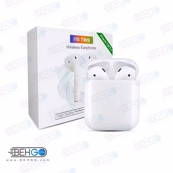 هدفون بی سیم هندزفری بلوتوثی مدل i18 دو گوش HEADPHONE i18