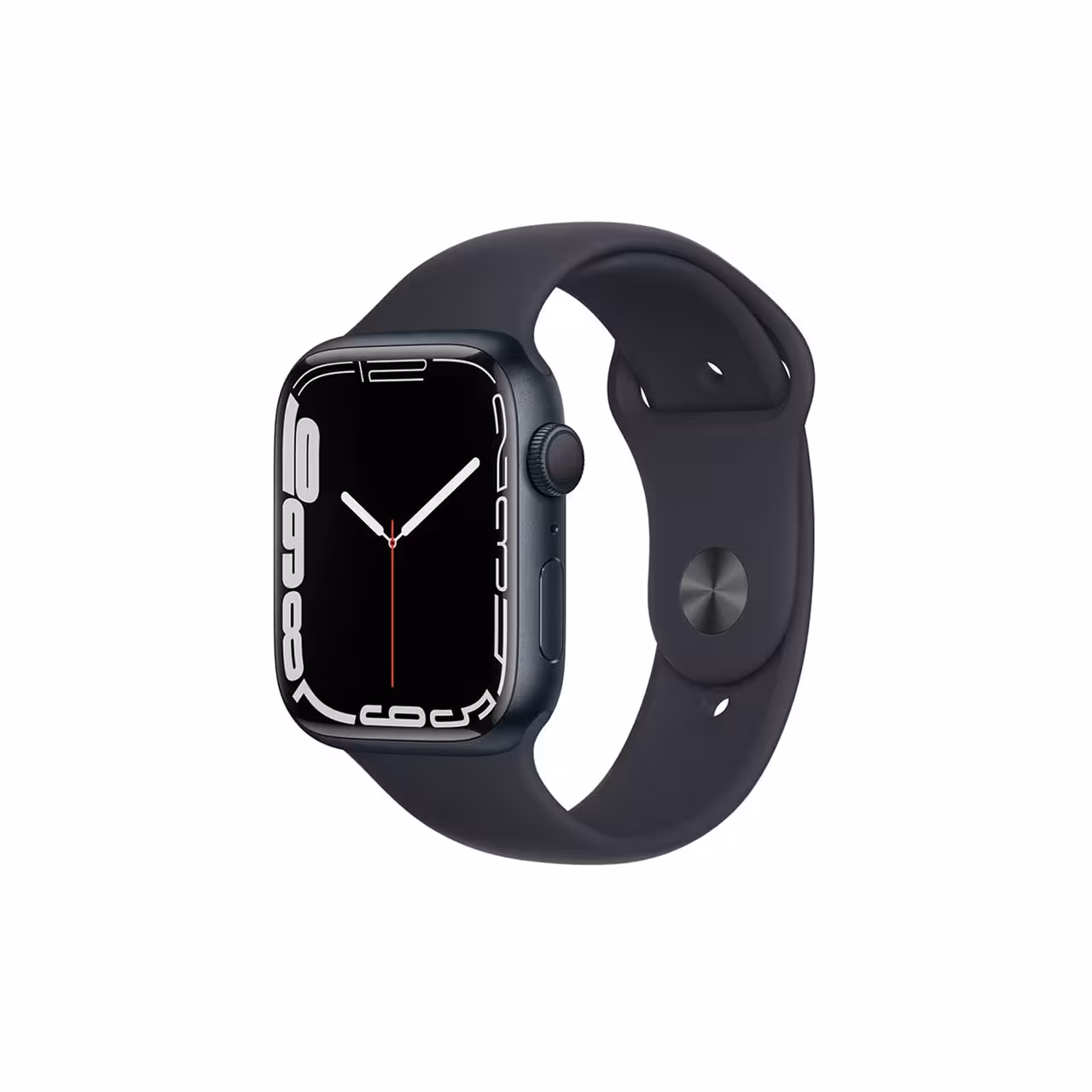 ساعت هوشمند اپل واچ سری 7 مدل Midnight Aluminum Case Midnight Sport Band-45MM