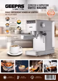 اسپرسو ساز 20 بار جیپاس مدل GCM1415SS