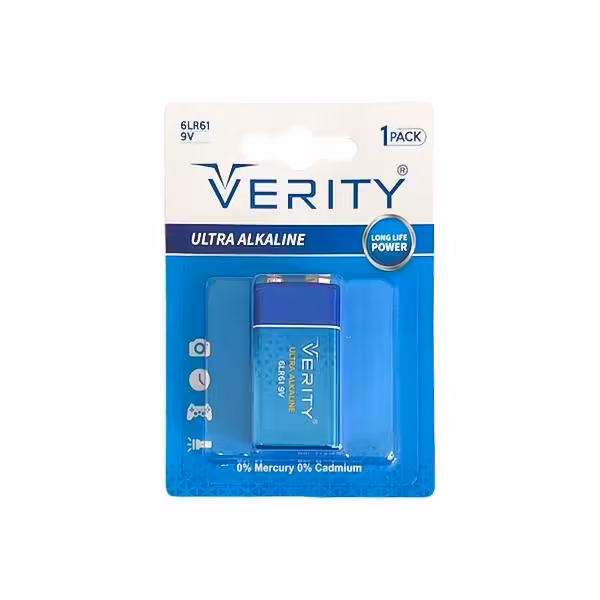 باتری کتابی آلکالاین وریتی مدل 6LR61