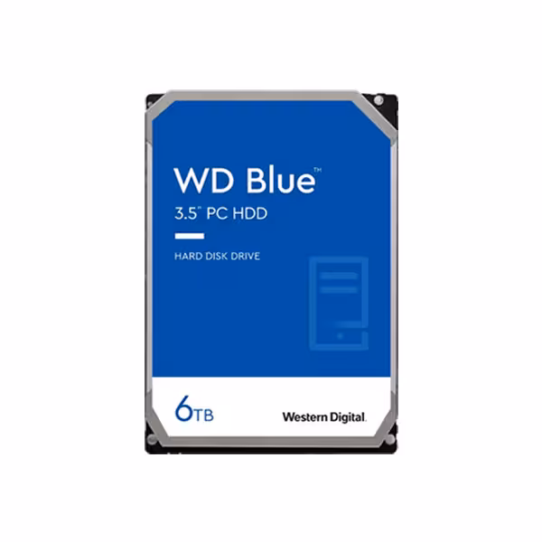 هارد اینترنال 3.5 اینچ وسترن دیجیتال آبی مدل WD30EZAX ظرفیت 6 ترابایت
