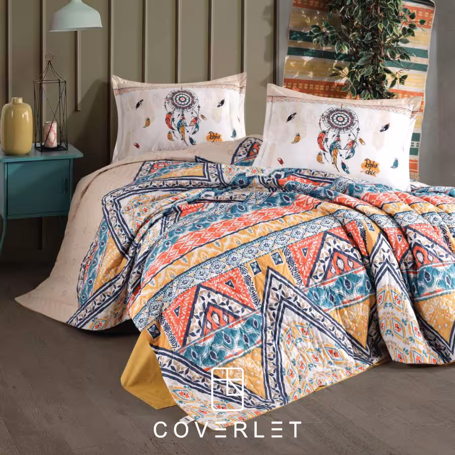 روتختی چهارفصل طرح سنتی یک‌نفره مدل Boho