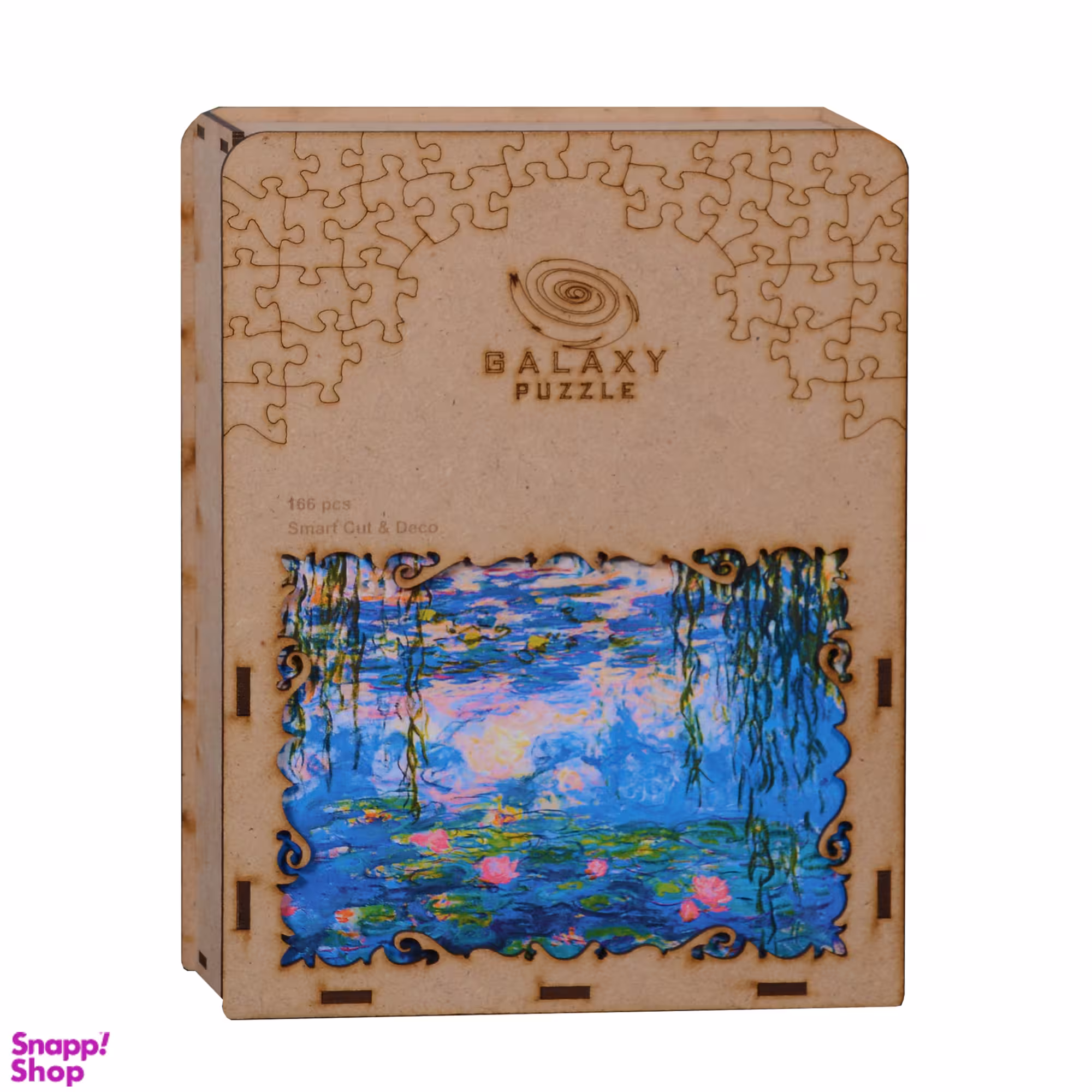 پازل 166 تکه گلکسی طرح گل نیلوفر مونه کد 109