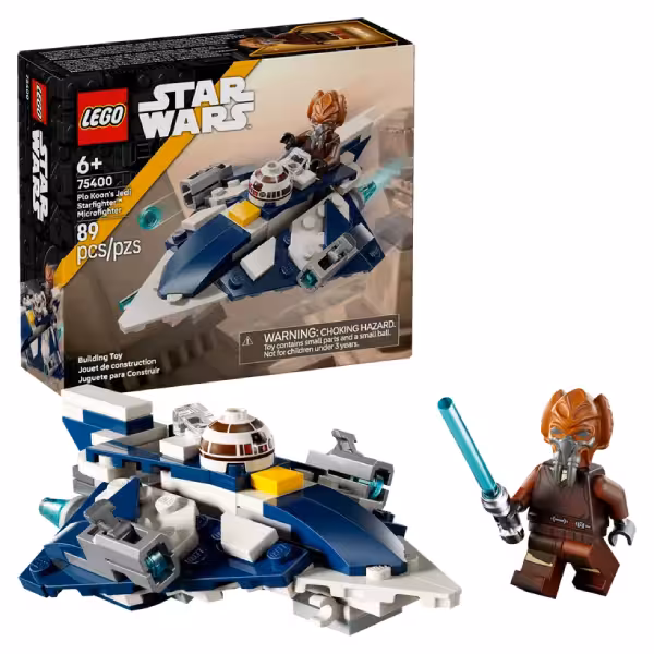 لگو سری استاروارز مدل Plo Koon's Jedi Starfighter کد 75400