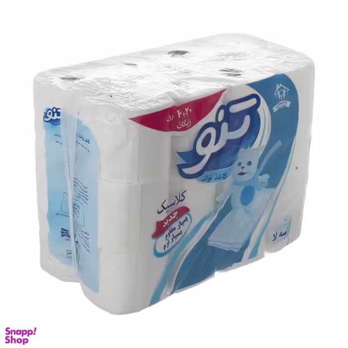 دستمال توالت تنو مدل Classic بسته 24 عددی