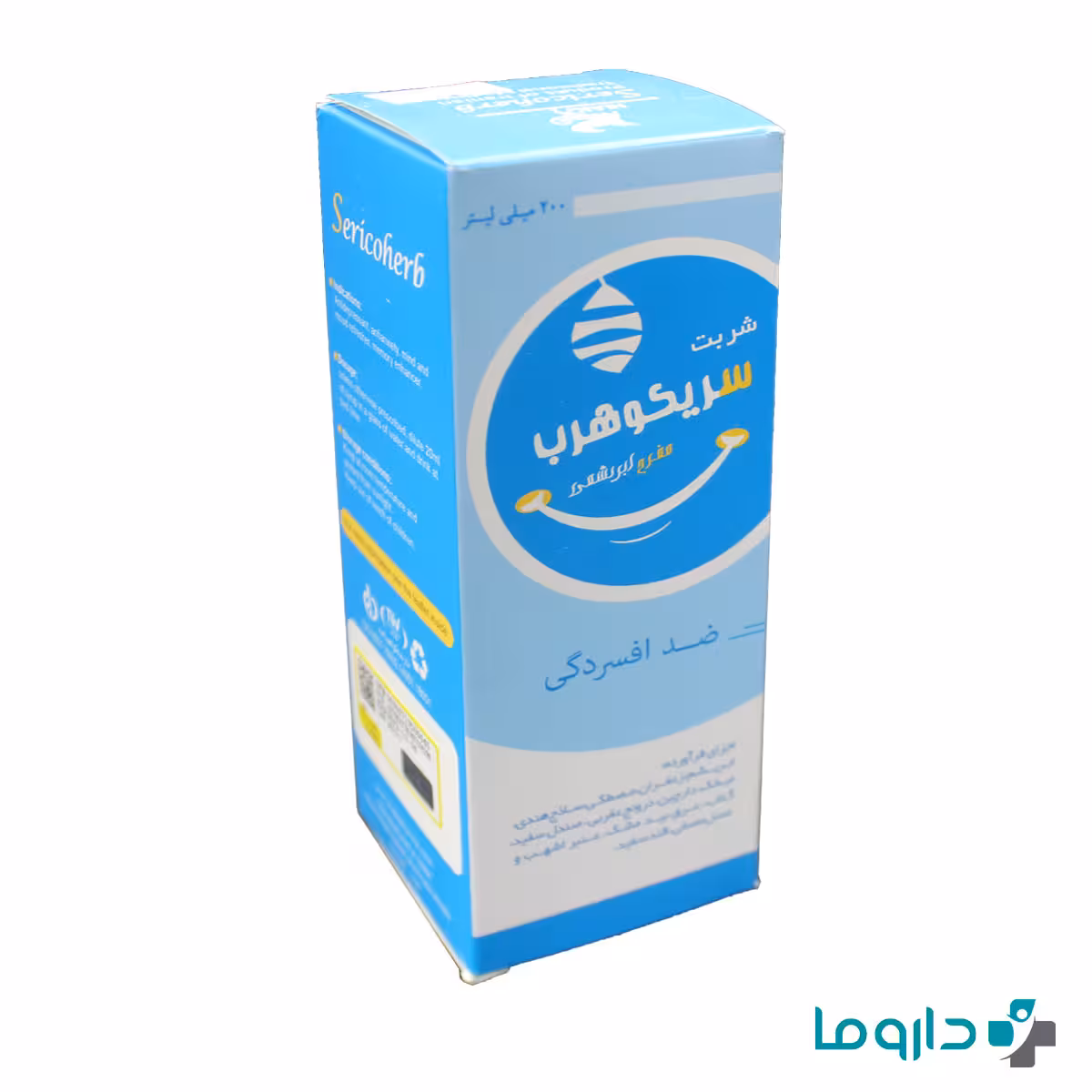 شربت سریکوهرب مفرح ابریشمی نیاک 200 میلی لیتر