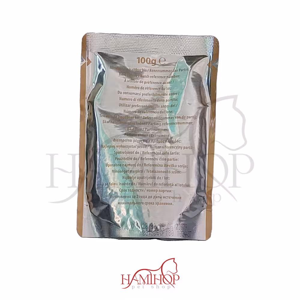 پوچ گربه کچت با طعم گوشت بره Cachet وزن 100گرم