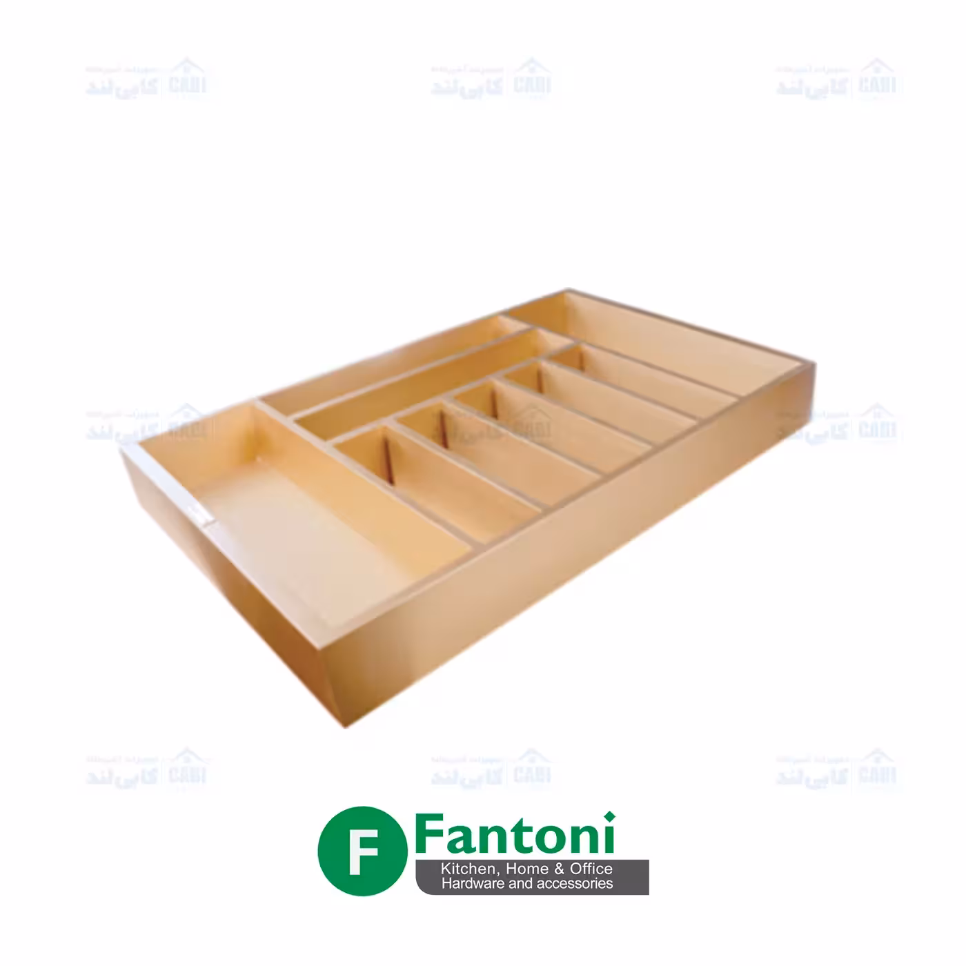جای قاشق و چنگال چوبی رنگ طلایی جهت یونیت فانتونی مدل O071 تا O073