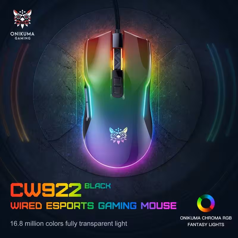 ماوس گیمینگ اونیکوما مدل Onikuma CW922